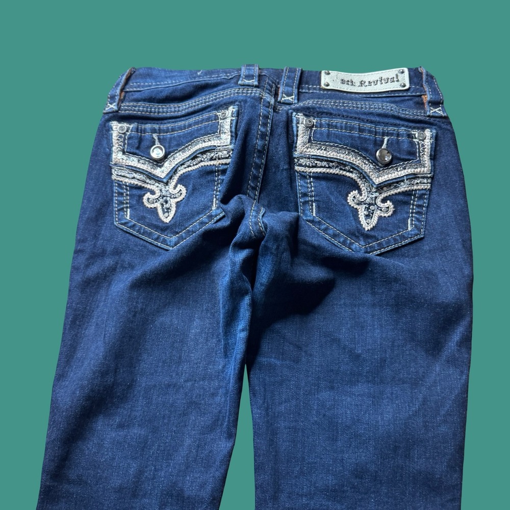 Rock Revival Womens Skinny Jeans 27 Blue Denim Betty Stretch Casual Western